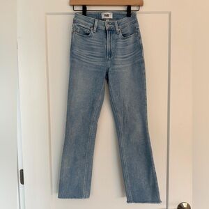 Paige Cindy High Rise Ankle Straight Jeans